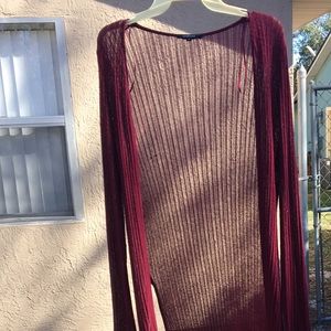 Maroon Cardigan
